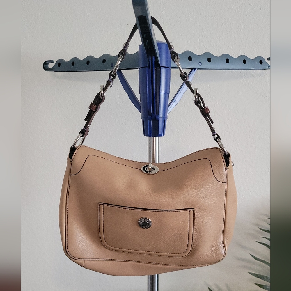 Vintage Coach Chelsea Shoulder Bag Pebbled Leather